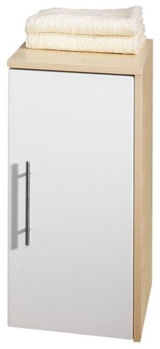 Fackelmann 82045 DOMINO Unterschrank 1-türig, H/B/T 62x30x44 cm