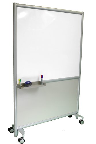 Dry Erase Easel 2-sided Whiteboard Mobile Aluminum Frame 49 x 72 FREE PRODUCT OFFER!