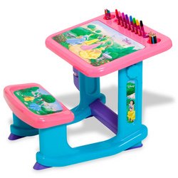 Disney Princess Art Desk with Art Accessories by Delta Enterprise Corp