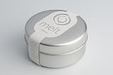 Melt, Shine Fragrance Container Candle, White, Silver Tin