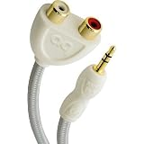 AudioQuest adapter - 3.5 mm mini plug to 2 RCA female (Discontinued by Manufacturer)
