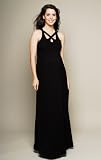 The Olian Criss Cross Panel Strappy Maxi Dress