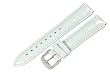 White Croco Leather 12mm Watch Band Fits Philip Stein Mini with Built in Quick Release Pins!! from Clockwork Synergy, LLC