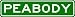 PEABODY City Limit Sign - High Quality Aluminum