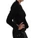 Love Stitch Jacket with Detachable Hem in Black