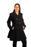 Red Wool Ladies Winter Fashion Womens Coat