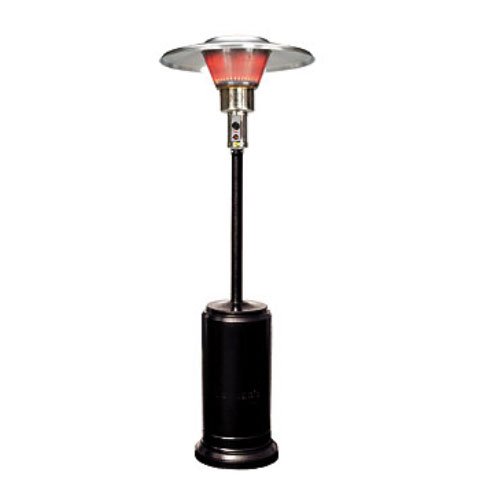 Outdoor Patio Heater, LP Gas, Black Finish