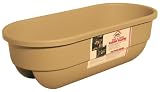 Apollo Plastics 2 by 4 Mount Deck & Fence Railing Planter, 12-Inch by 24-Inch Rectangular
