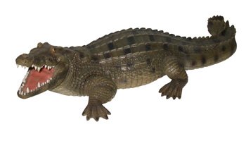 Small Alligator Resin Statue Ornament
