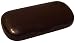 Leather-Like Style Eyeglass Case for Medium to Large Frames (Brown)