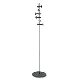 Search : Eldon® Coat Tree Costumer, 12 Knob Hooks, Steel, Ebony
