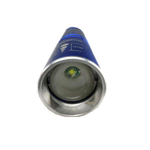 Aubig 627 200LM CREE Zoomable Lampe de poche à LED Torche Rechargeable 14500 Charger Light Lamp - Blue