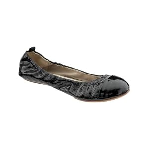 Gap Perforated patent ballet flat by Gap