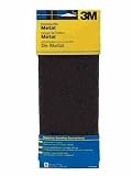 3M 7414NA Hand Sanding Metal Finishing Pad, 4.375 in x 11 in, Maroon, Medium by Finishing & Detail Paint Sets