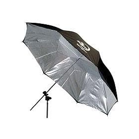 Photogenic 32 Eclipse Umbrella with Silver Interior & Black Cover. (EC32S)