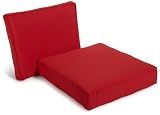 Strathwood Tavolara Deep Seat Chair Sunbrella Acrylic Cushion, Red