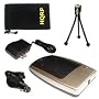 HQRP Replacement New Battery Charger for HP Photosmart R707 R707xi, R707v & R725 Digital Camera + HQRP Mini Tripod + HQRP Carrying Bag