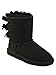 UGG Kids Girls' Bailey Bow, Black, 6 Big Kid M