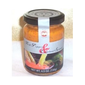 La Piana, Bell Pepper & Eggplant Spread, 4.5 Ounce Jar