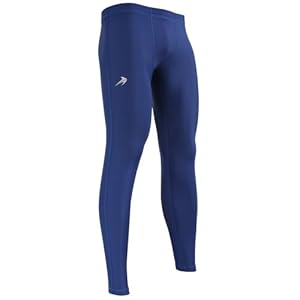 Compression Pants - Men's Tights Base Layer Leggings, Best Running/ Workout (M - Navy)