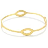 SKU Jewelry 14k Gold-Plated Bangle