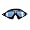 Blue Lens, Black Frame