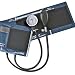 Classic Aneroid Sphygmomanometer, Black Nylon Cuff, Adult, Latex