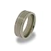 Jewelry : Eve's Addiction Mens Double Groove Titanium Band