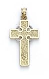14k Celtic Cross Pendant - JewelryWeb