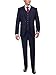 Luciano Natazzi Men's Two Button Tweed 3 Piece Modern Fit Vested Suit