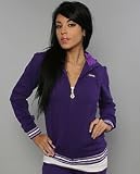 Luxirie by LRG The Lux Grass Roots Zip Hoody in Purple,Sweatshirts for Women