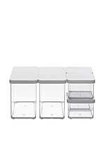 Rotho Set Fiambrera 5 Uds. Loft - Starter Transparente/Blanco