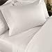 1200-Thread-Count Egyptian Comfort 4PC 1200TC Bed Sheet Set, King, Ivory Solid