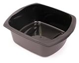 from Addis Addis Bowl - Essentials 9.5 Litre Rectangular Washing-Up Bowl Kitchensense Large- Black Code - 505591 Bowl Black Addis Model 505591 Bowl Black  Addis