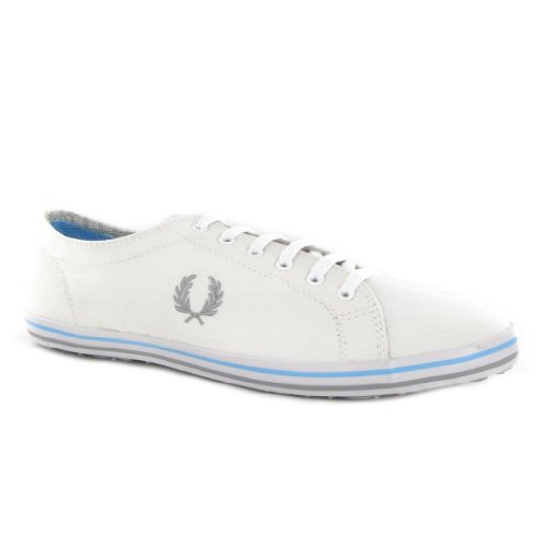 Fred Perry Kingston Twill Tipped White Mens Trainers