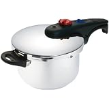 クレスDX 2段階片手圧力鍋 2.5L 目皿 レシピ付 DCRN2.5