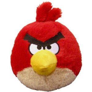 アングリーバード　Angry Birds 5インチ　レッドバード　サウンドなし ぬいぐるみ