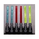 Lego Lightsaber Lot- 6 TOTAL - 3 Different Colors with Hilts