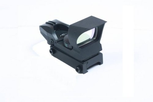 Image of Ultimate Arms Gear Tactical New Generation CQB 4 Reticle Red Dot Open Reflex Sight with Integral Sunshade And Rifle Shotgun Pistol Crossbow Weaver-Picatinny Rail Mount Includes Battery And Lens Cleaning Kit