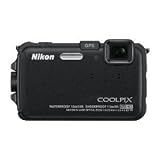 Nikon COOLPIX AW100 16 MP CMOS Waterproof Digital Camera (Black)
