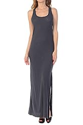 Cotton Slit Vintage Maxi Dress 