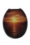 Wenko 17490100 WC-Sitz Sunset, MDF