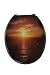 Heimwerken : Wenko 17490100 WC-Sitz Sunset, MDF