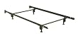Inst-A-Matic Twin Bed Frame with Steel Stem Glides By Fashion Bed Group