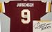 Sonny Jurgensen Washington Redskins NFL Hand Signed Authentic Maroon Jersey