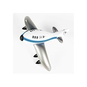 Toy Inflatable 17 inch Jet Airplane