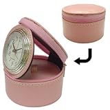 Wolf Jewelry Case Travel Clock
