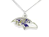 Baltimore Ravens Logo Pendant Necklace - NFL Football Fan Shop Sports Team Merchandise