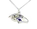 Baltimore Ravens Logo Pendant Necklace - NFL Football Fan Shop Sports Team Merchandise