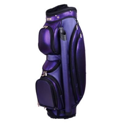 Golf Bag Purple Herringbone